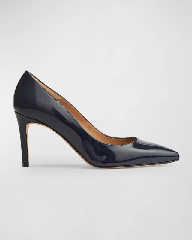 Floret Leather Stiletto Pumps